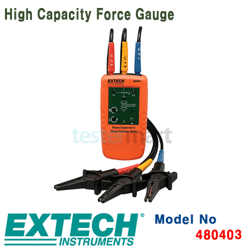 [EXTECH] 480403, Motor Rotation and 3-Phase Tester, 3상 모터 회전방향 지시계, [익스텍]