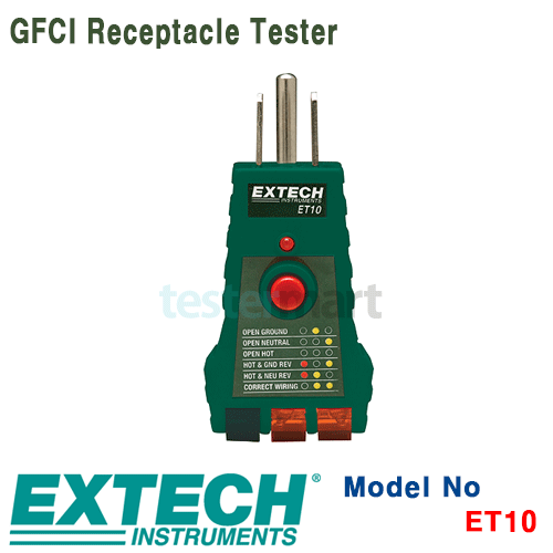 [EXTECH] ET10, GFCI Receptacle Tester, 누전 테스터 [익스텍]