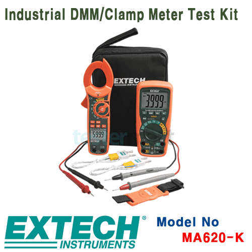 [EXTECH] MA620-K, Industrial DMM/Clamp Meter Test Kit, 클램프메타 [익스텍]