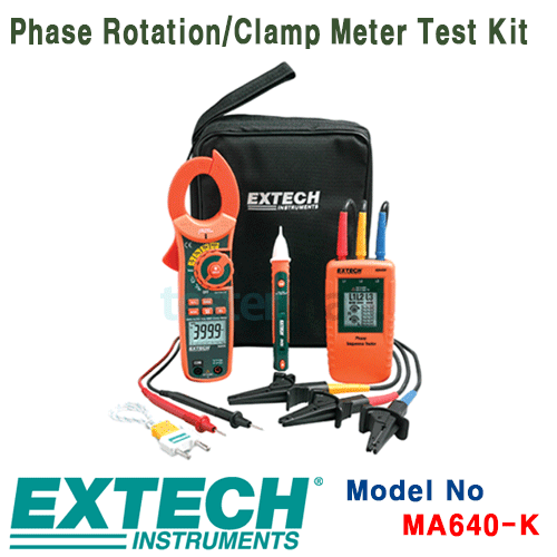 [EXTECH] MA640-K, Phase Rotation/Clamp Meter Test Kit, 클램프메타 [익스텍]