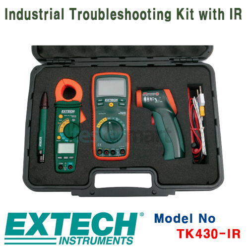 [EXTECH] TK430-IR, Industrial Troubleshooting Kit with IR, 멀티메타 [익스텍]