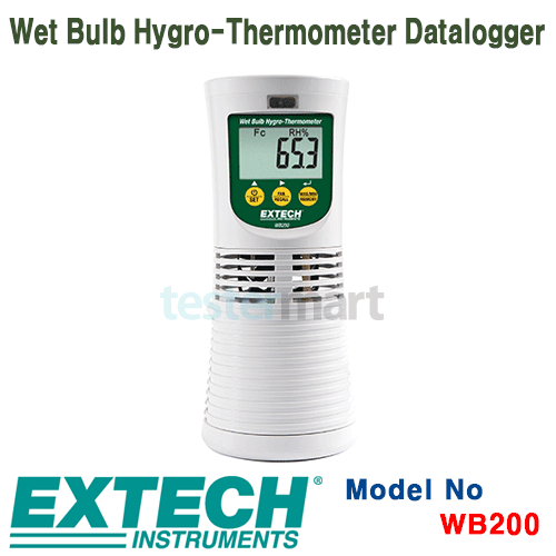 [EXTECH] WB200, Wet Bulb Hygro-Thermometer Datalogger, 온도계 [익스텍]