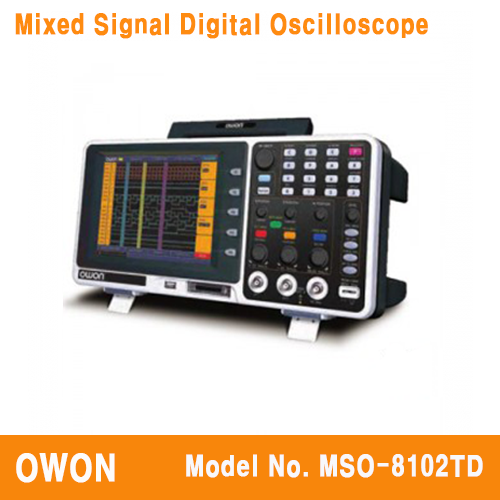 [OWON] MSO-8102T, 100MHz/2CH, 디지털오실로스코프