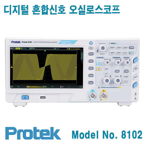 [Protek 8102] 100MHz/2CH, 1GSa/s, 디지털 오실로스코프