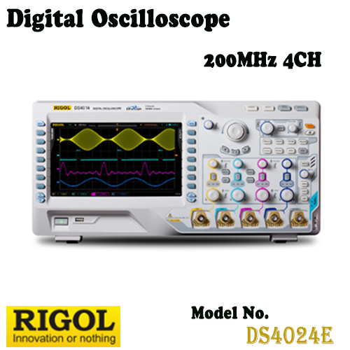 [RIGOL DS4024E] 200MHz/4채널, 2GSa/s, 디지털오실로스코프