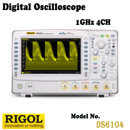 [RIGOL DS6104] 1GHz/4CH, 5 GSa/s, 디지털 오실로스코프
