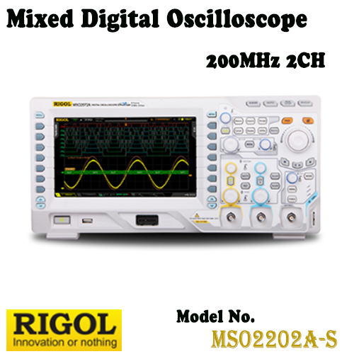 [RIGOL MSO2202A-S] 200MHz/2CH, 2GSa/s, 디지털오실로스코프