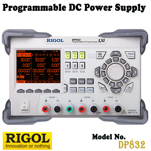 [RIGOL DP832] 30V/3A x 2채널, 5V/3A x 1채널, 3채널, 195W, DC전원공급기