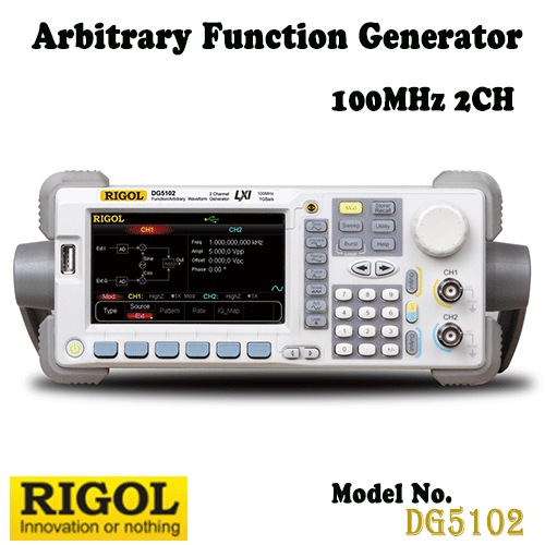 [RIGOL DG5102] 100MHz, 2CH, 1GSa/s, Arbitrary Function Generator, 임의파형발생기