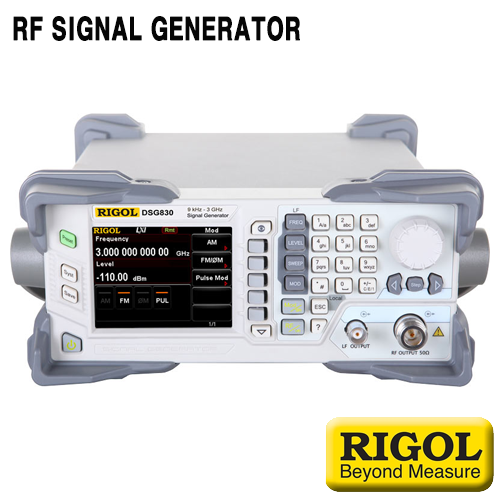 [RIGOL DSG830] 9kHz-3.0GHz, +13dBm to - 110dBm, RF Signal generator, RF신호발생기