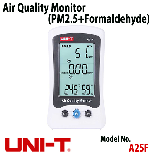 [UNI-Trend] A25F, 미세먼지 측정기, 포름알데히드측정, 온습도 측정