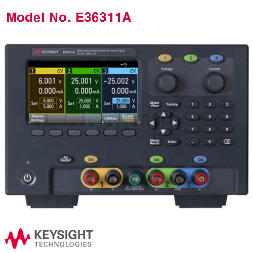 [KEYSIGHT E36311A] 6V/5A x 1채널, ±25V/1A x 각 1채널, 80W, 3채널 전원공급기