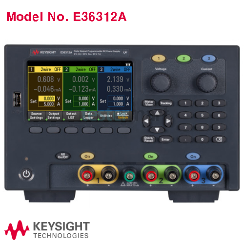 [KEYSIGHT E36312A] 6V/5A x 1채널, 25V/1A x 2채널, 80W, 3채널 전원공급기