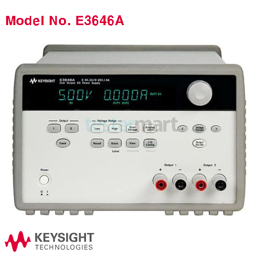 [KEYSIGHT E3646A] 8V/3A x 1채널, 20V/1.5A x 1채널 60W, DC전원공급기