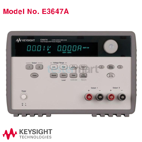 [KEYSIGHT E3647A] 35V/0.8A x 1채널, 60V/0.5A x 1채널, 60W, DC전원공급기