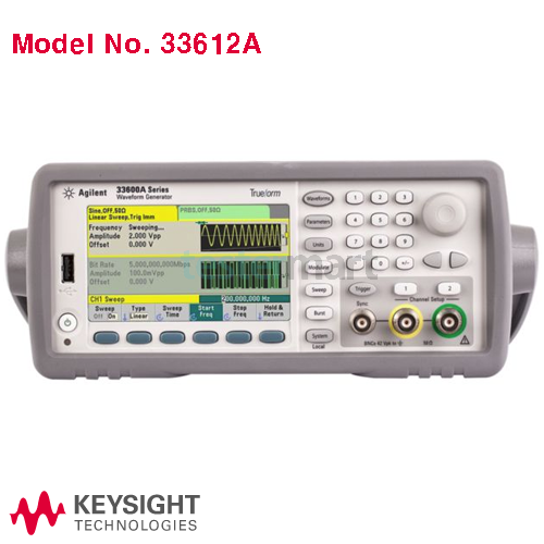 [KEYSIGHT 33612A] 80MHz, 2CH, Arbitrary Function Generator