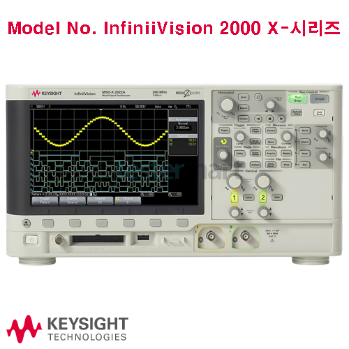 [KEYSIGHT DSOX2012A] 100MHz, 2채널, 디지털 오실로스코프