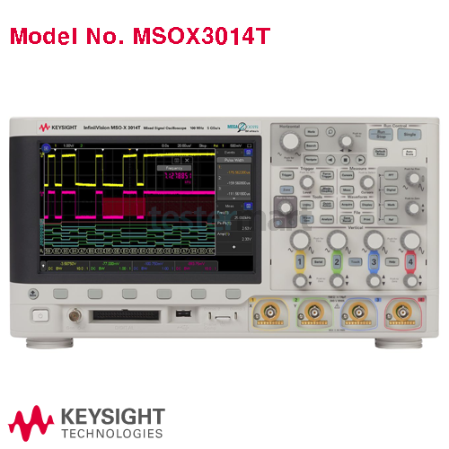 [KEYSIGHT MSOX3014T] 100MHz, 4채널, 디지털 16채널, 디지털 오실로스코프