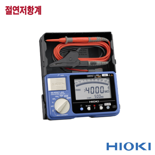 [HIOKI IR4057-50] 50~1000V, 디지털 절연저항계, Digital Insulation Tester