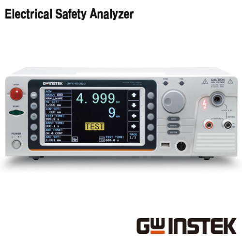 [GWINSTEK GPT-15003] 500VA, ACW/DCW/IR, 안전규격 시험기