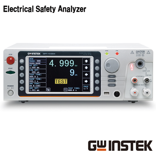 [GWINSTEK GPT-15004] 500VA, ACW/DCW/IR/GB, 안전규격 시험기