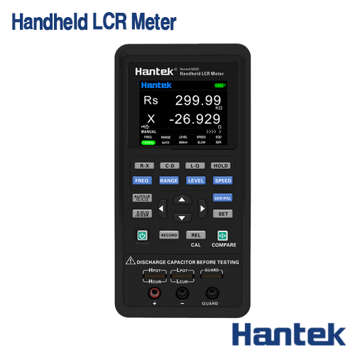 [HANTEK 1832C] 100Hz/120Hz/400Hz/1kHz/4kHz/10kHz/40kHz, Handheld LCR Meter