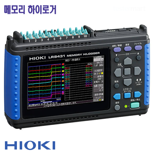 [HIOKI LR8431-20] 10채널 데이터 로거, 메모리 하이로거, MEMORY HiLOGGER