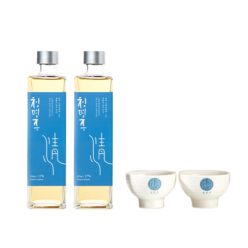 대통령상 수상 오리지널 충주청명주 17도 375ml 선물세트