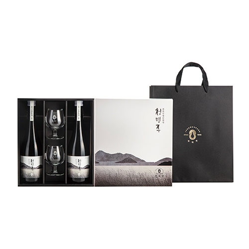 청명주 살균주 17도 500ml 선물세트
