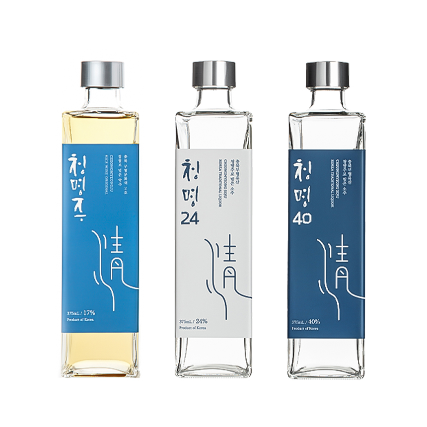 [오리지널 청명주] 청명약주소주 375*3 선물세트