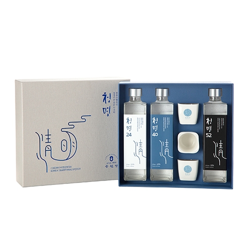 [오리지널 청명주] 청명소주 375*3 선물세트