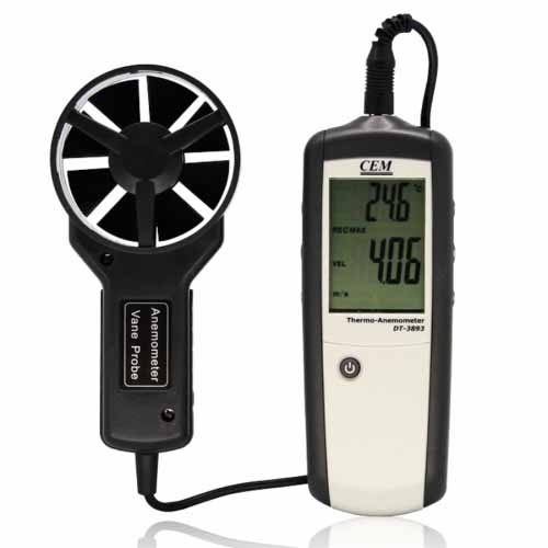 CEM 풍량 풍속 측정기 DT-3893