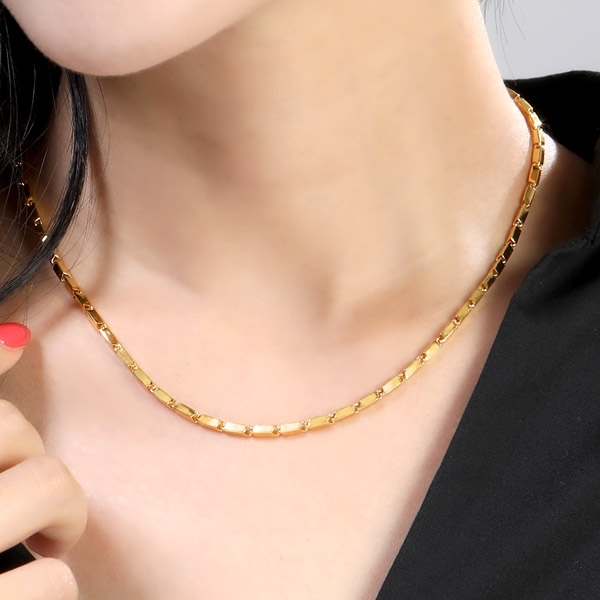 추억체인목걸이 18.75g 42cm 18K장식포함