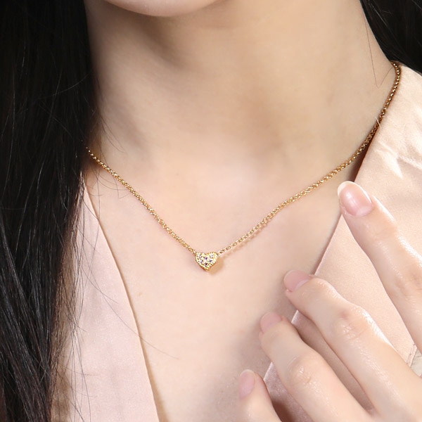 미니하트목걸이 5.62g 42cm 18K장식포함
