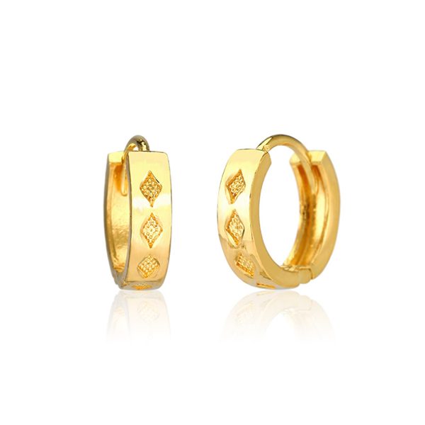 다이아벌집귀걸이