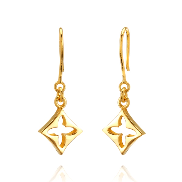 클로버다이아귀걸이