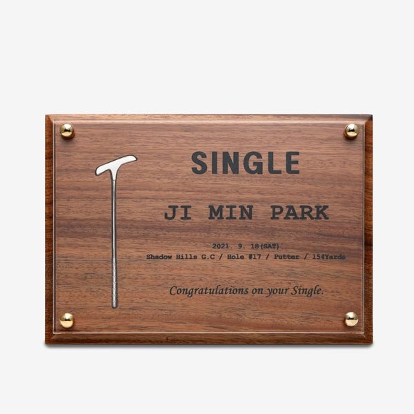 실버골프클럽 퍼터상패