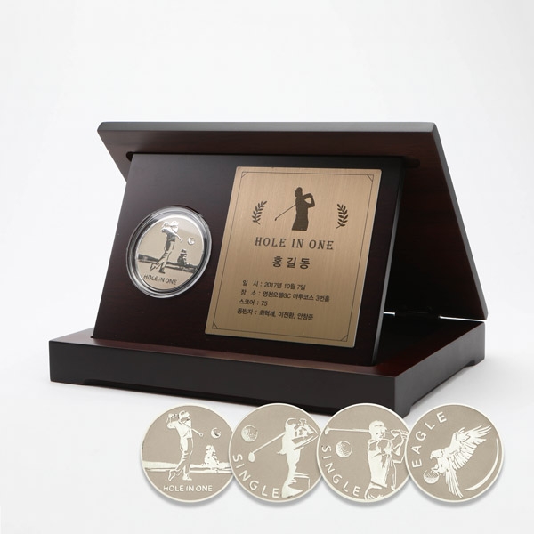 골프은코인상패