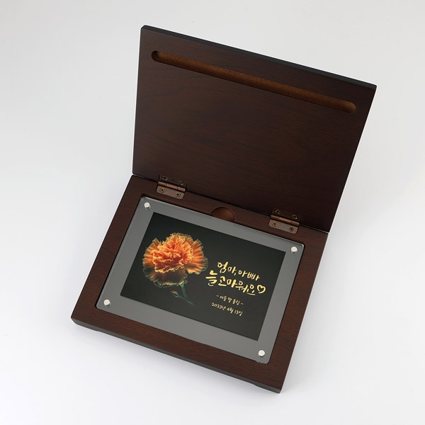 어버이날 부모님 카네이션 블랙 순금금박감사패