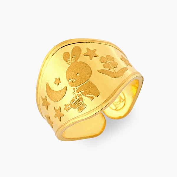 토끼돌반지(민트케이스)