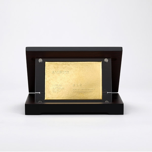 순금명함 형압카드상패 삼성명함(소)