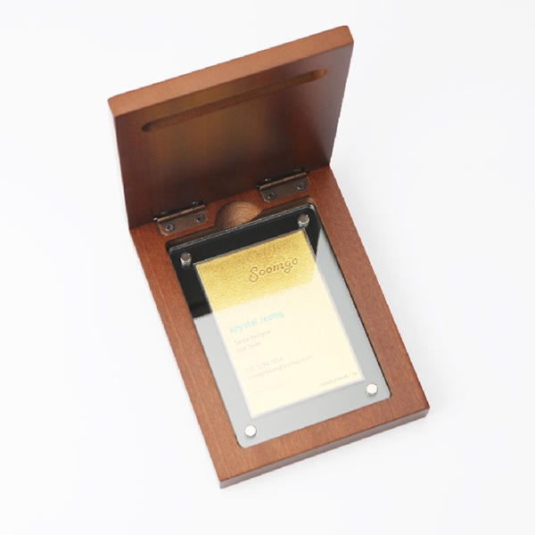 순금명함상패(세로형) 로고양각(소)