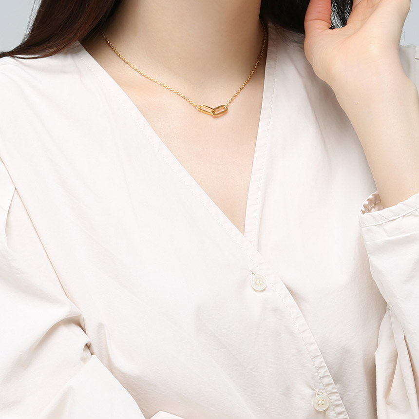 트윈클립목걸이