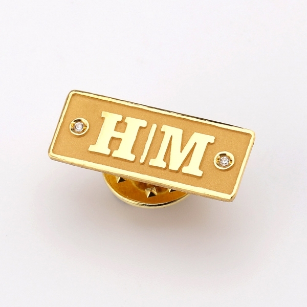 순금뱃지(커스텀큐빅) 에이치앤엠