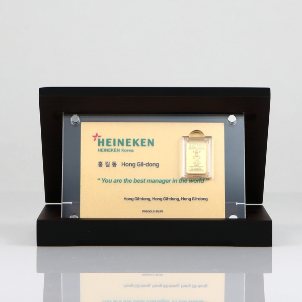 골드바 순금명함 아크릴상패