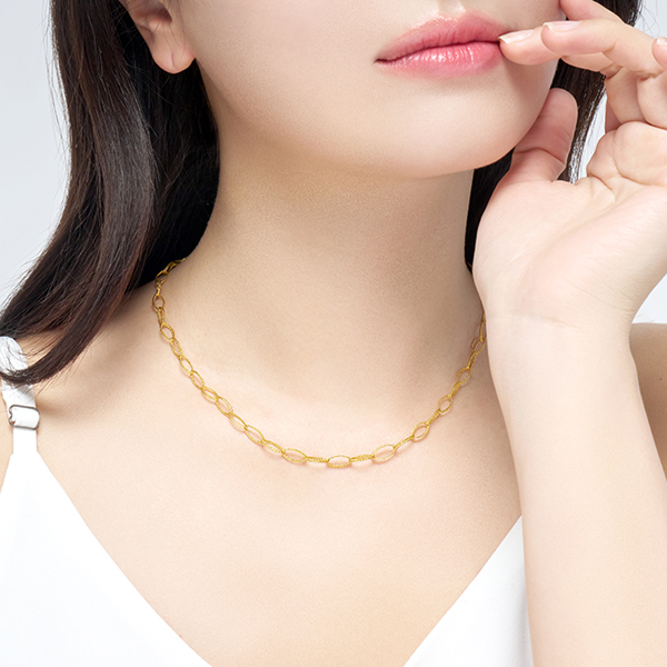 오벌더블트윈 목걸이