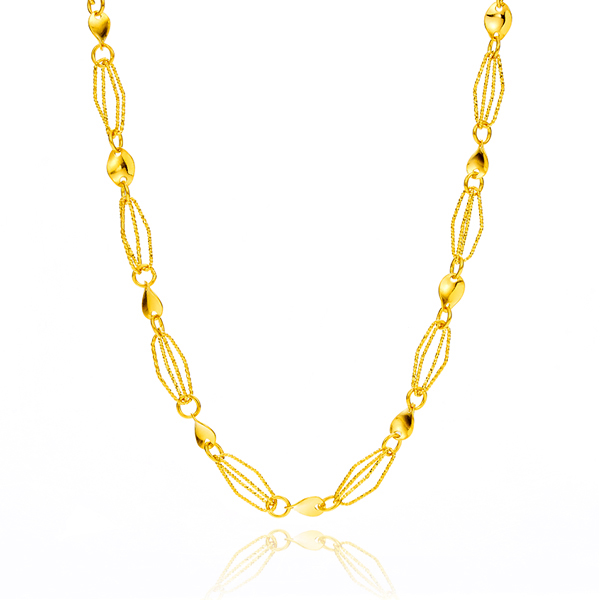 물방울 레이스 체인 목걸이