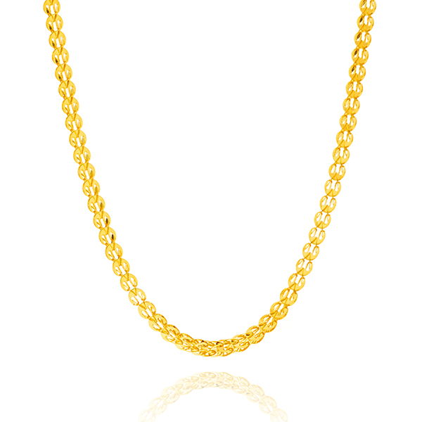 더블 허니비 체인 목걸이