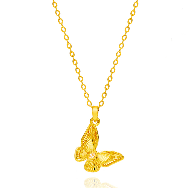 벨리타 나비 펜던트 목걸이