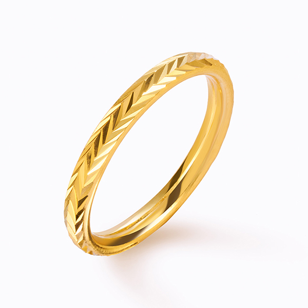 헤링본 슬림 반지